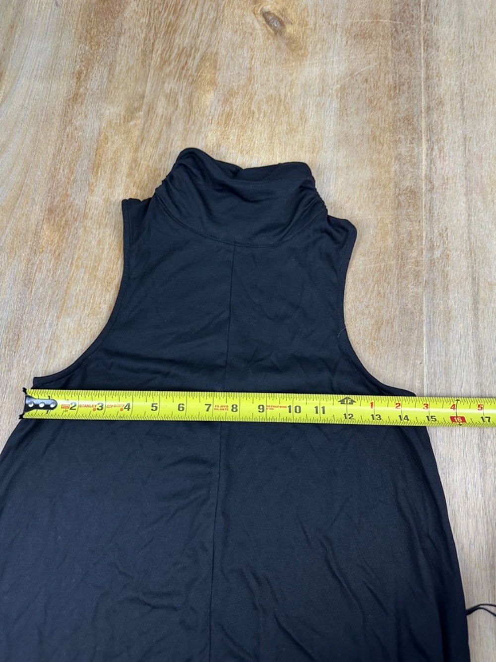 Lulu's Black Sleeveless Turtleneck Maxi Dress - Picture 8 of 8